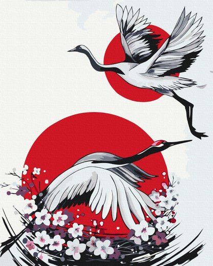 Japanese crane © Yana Biluhina