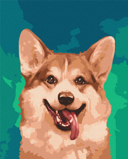 Corgis in paints