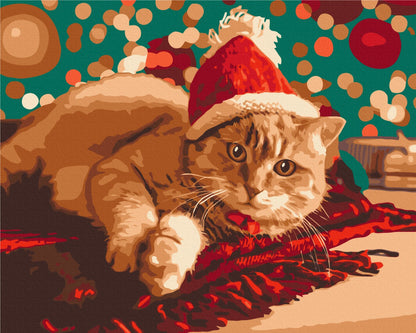 Santa cat