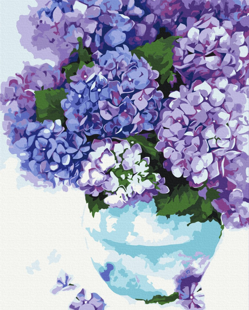 Hydrangea in a heavenly pot