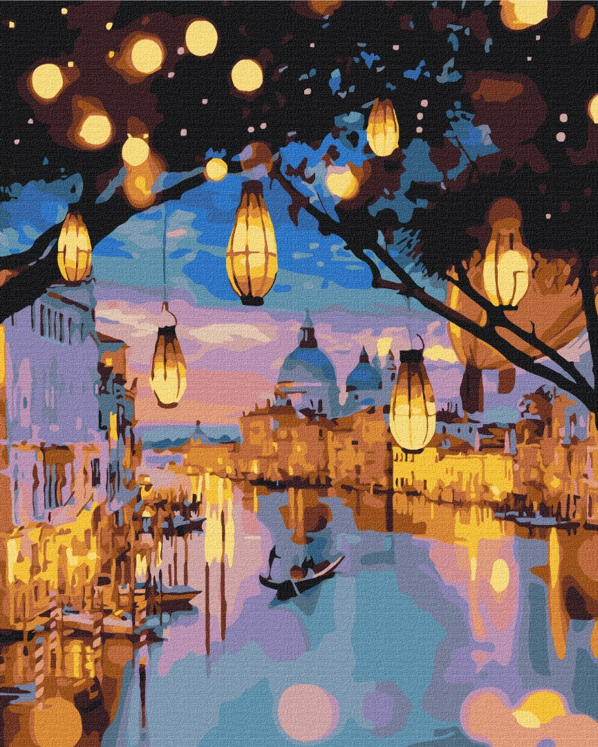 The evening glow of Venice