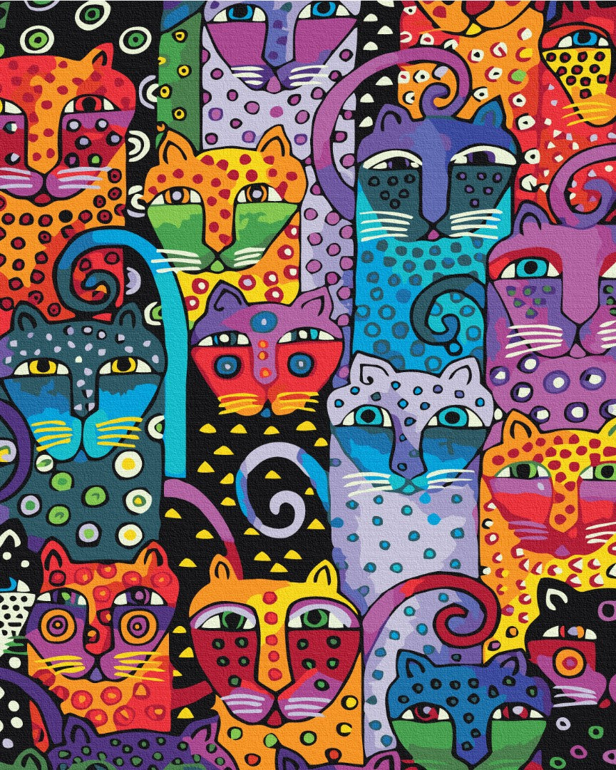 Colored cats