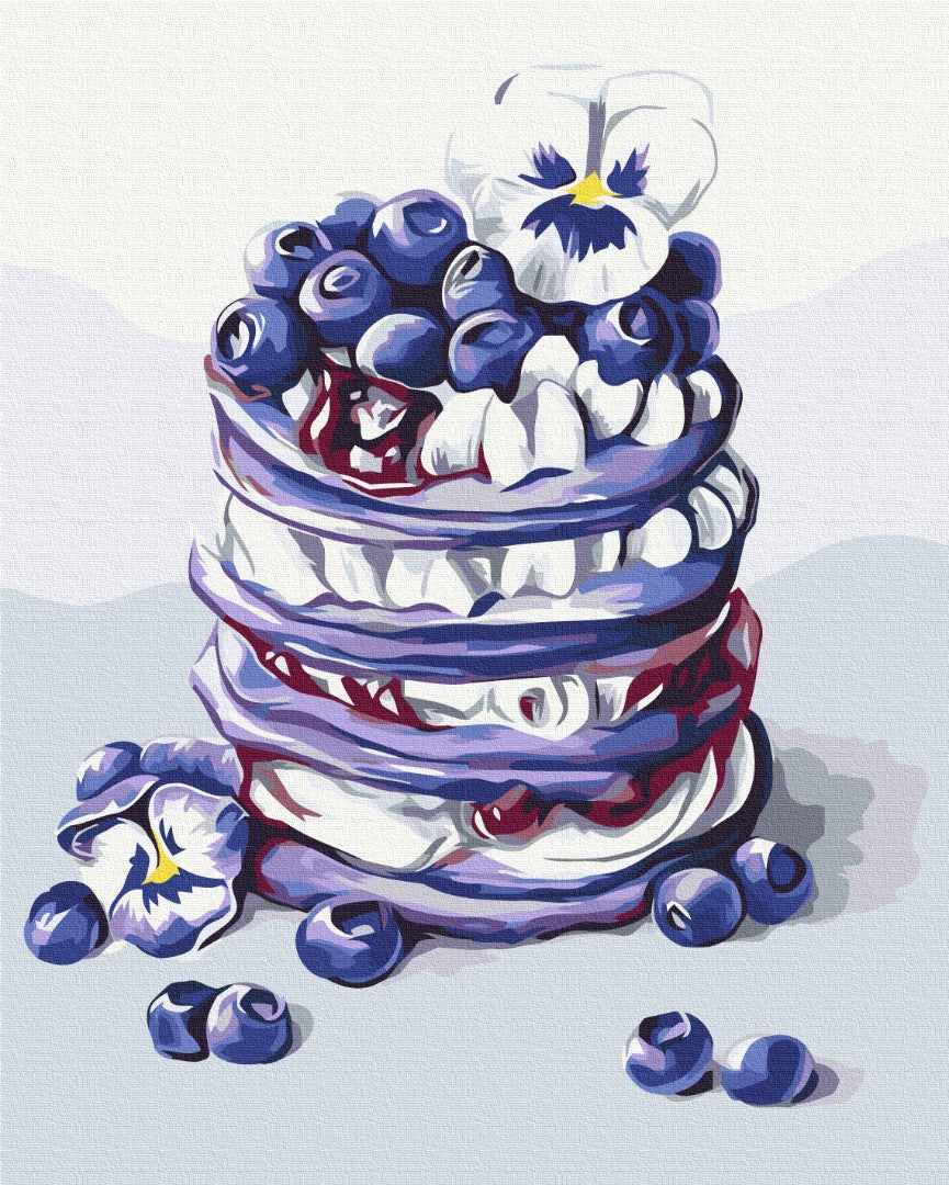 Pancakes with blueberries © Anna Kulyk