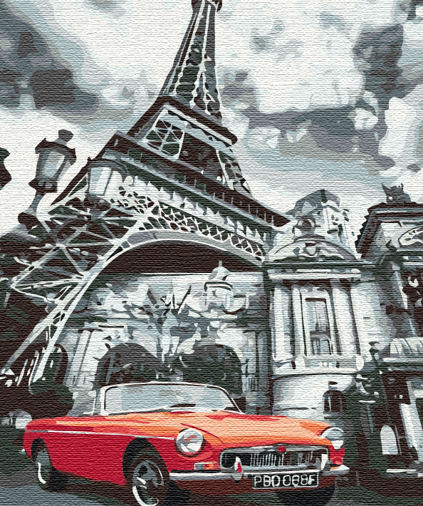 Red color of Paris