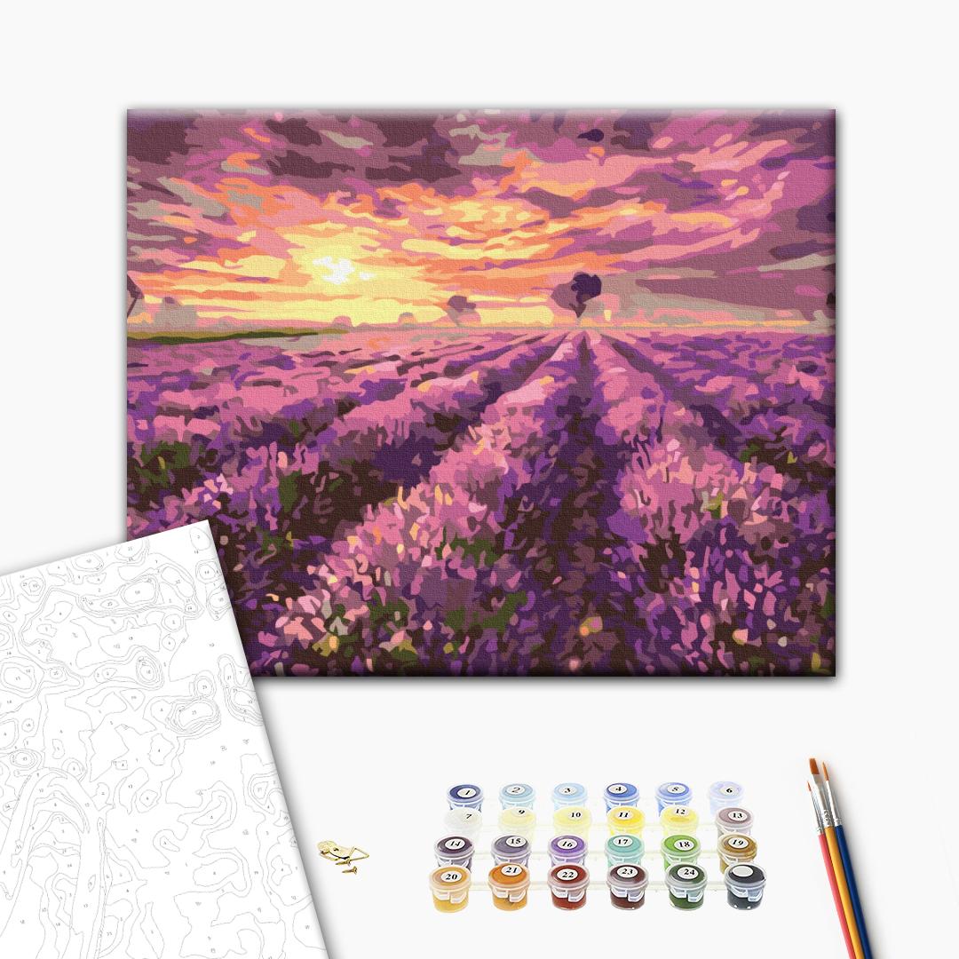 Lavender sunset