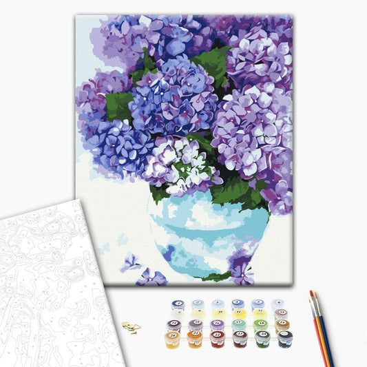 Hydrangea in a heavenly pot