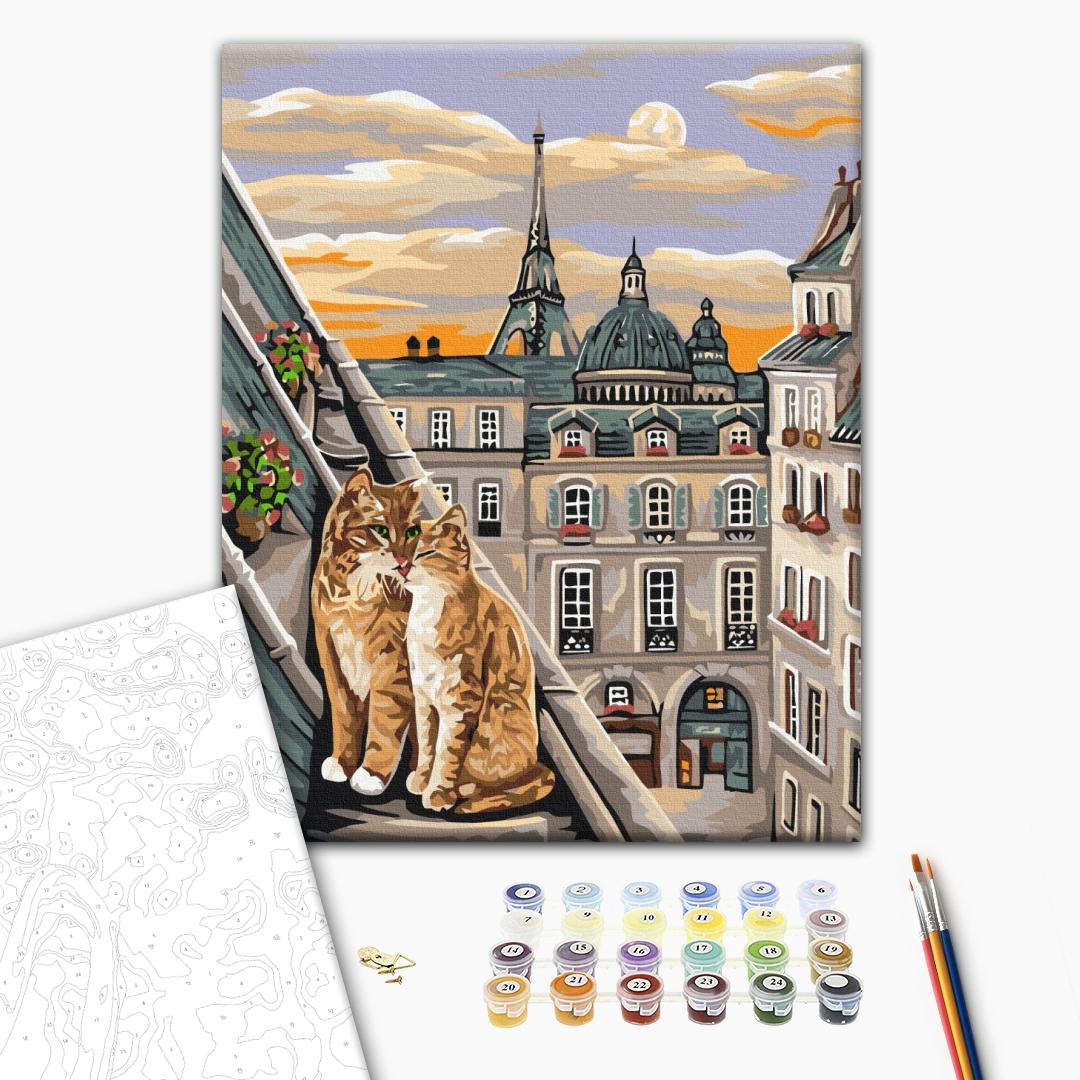 Cat tenderness in Paris