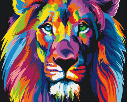 Rainbow lion