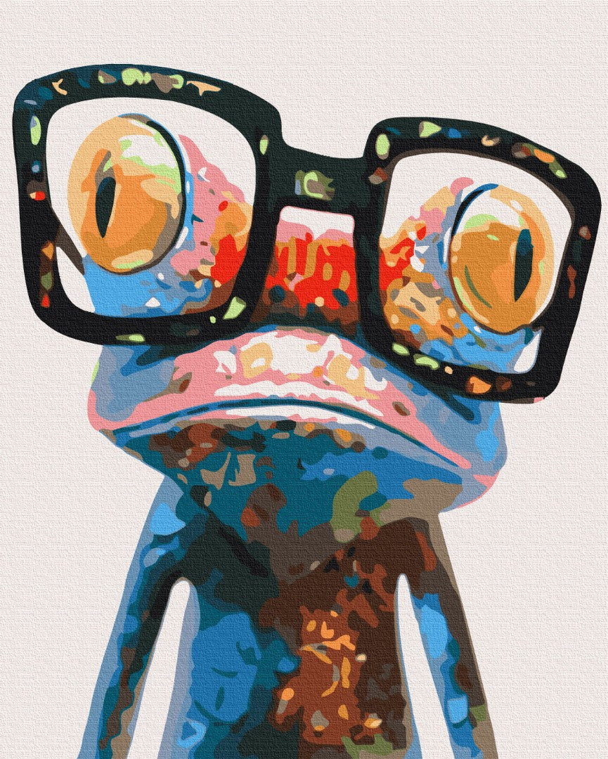 Frog with glasses