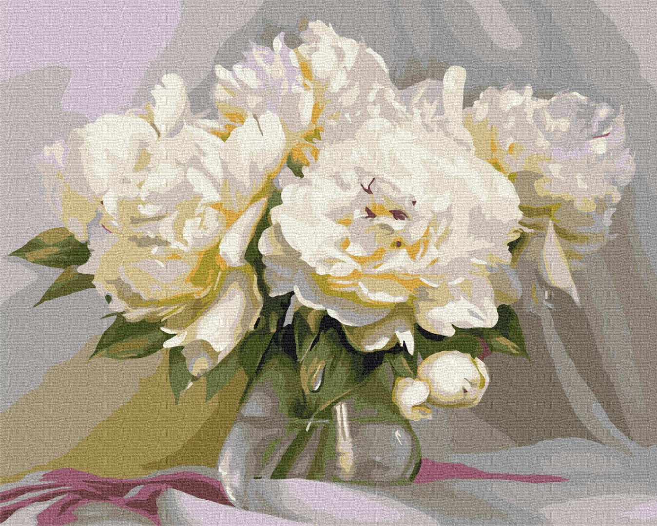 Exquisite tenderness of peonies