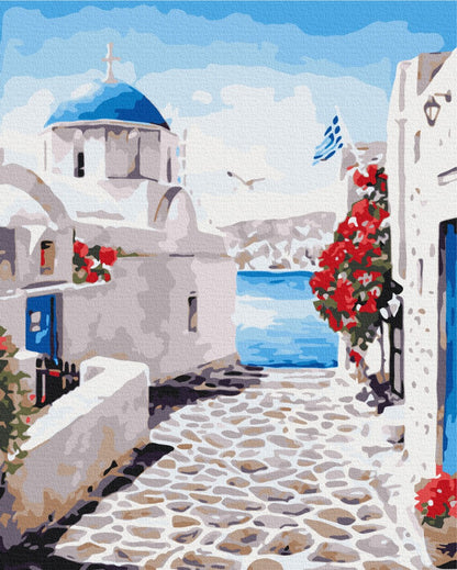 Street of Santorini